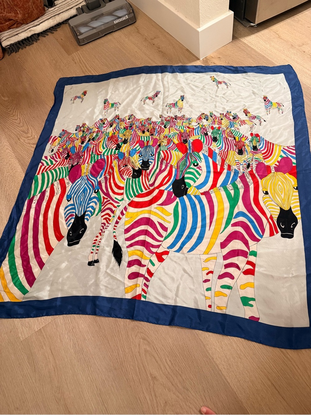 Gant Gaither Multicolor Zebra Scarf “Zoophisticates” line